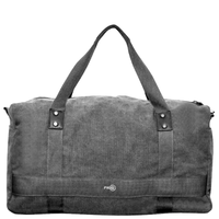 Thumbnail for FIB 52cm Canvas Travel Duffle Bag Casual Duffel - Black