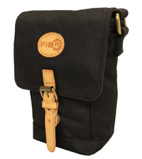 Thumbnail for FIB Water Resistant Small Shoulder Canvas Bag w Adjustable Shoulder Strap - Black