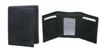 Thumbnail for FIB RFID Leather Tri-Fold Mens Wallet  - Black