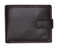 Thumbnail for Futura Mens RFID Leather Fold Over Wallet - Brown