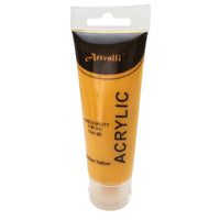 Thumbnail for ARTISTS ACRYLIC PAINT Craft 75ml Tube Non Toxic Paints Water Based - Medium Yellow