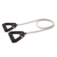 Thumbnail for Adidas Resistance Tube Level 2 Band Elastic Yoga Fitness Gym Strap - Grey/Black