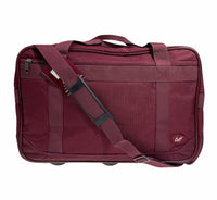 Thumbnail for 44L Foldable Duffel Bag Gym Sports Luggage Travel Foldaway School Bags - Maroon