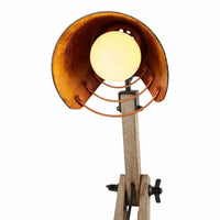 Thumbnail for Scandi Modern Natural Wooden Table Lamp Rustic Retro Designer Vintage Light