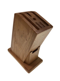 Thumbnail for Wooden Knife Holder Knife Fork Block Kitchen Rack Desk Wood Organizer