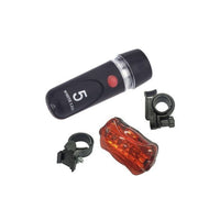 Thumbnail for LED BIKE LIGHT SET Bicycle Front Rear Flashlight Torch Headlight Cycling