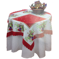 Thumbnail for CHRISTMAS TABLE CLOTH Xmas Party 80cm x 80cm