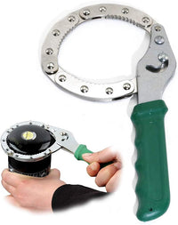 Thumbnail for Adjustable Oil Filter Wrench Universal Handcuff Style Remover Tool Spanner Non-Slip