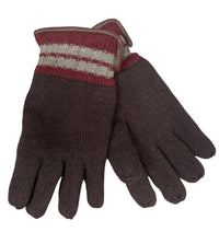 Thumbnail for DENTS Wool Gloves Winter w/ Warm Fleece Insulated Thermal Knitted - Brown