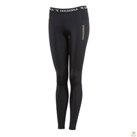 Thumbnail for DIADORA Ladies Compression Sports Full Length Tights Gym Yoga - Black - 12