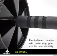 Thumbnail for Adidas Ab Wheel Abdominal Core Strength Trainer Gym Fitness Exerciser Roller
