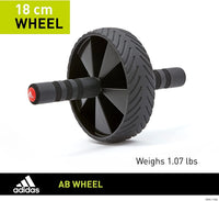 Thumbnail for Adidas Ab Wheel Abdominal Core Strength Trainer Gym Fitness Exerciser Roller