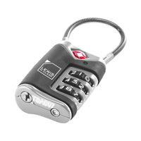 Thumbnail for Lewis N. Clark TSA Approved Easy Set Combination Luggage Lock w Steel Cable