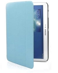 Thumbnail for mbeat Samsung Galaxy Tab 3, 8 inch Ultra Slim Triple Fold Case Cover - Blue