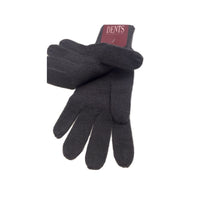 Thumbnail for 100% PURE WOOL GLOVES Winter Snow Ski Plain Knit Knitted Warm MK341 Plain - Charcoal