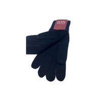 Thumbnail for 100% PURE WOOL GLOVES Winter Snow Ski Plain Knit Knitted Warm MK341 Plain - Navy