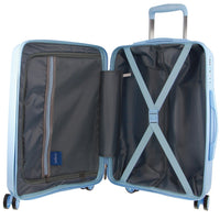 Thumbnail for Pierre Cardin Inspired Milleni Cabin Luggage Bag Travel Carry On Suitcase 54cm (39L) - Blue