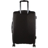 Thumbnail for Pierre Cardin Inspired Milleni Checked Luggage Bag Travel Carry On Suitcase 75cm (124L) - Black