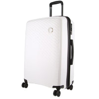 Thumbnail for Monaco Checked Luggage Bag Travel Carry On Suitcase 65cm (82.5L) - White