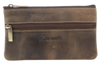 Thumbnail for Pierre Cardin Ladies Womens Genuine Leather RFID Coin Purse Wallet - Mushroom