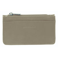 Thumbnail for Pierre Cardin Ladies Women Soft Italian Leather Coin Purse Holder Wallet - Taupe
