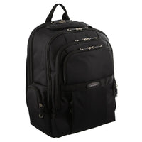 Thumbnail for 30L Pierre Cardin Large Padded Backpack Bag w Laptop Sleeve Travel Luggage - Black