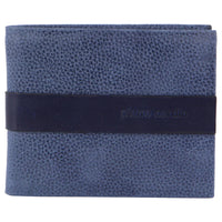 Thumbnail for Pierre Cardin Mens Rustic Leather Bi-Fold Business Card Holder/Wallet - Navy