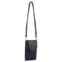 Thumbnail for Pierre Cardin Ladies Leather Cross Body Bag/Wallet Bag/Clutch Wallet - Indigo