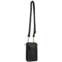Thumbnail for Pierre Cardin Ladies Leather Cross Body Bag/Wallet Bag/Clutch Wallet - Black