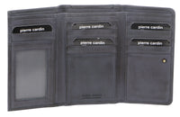 Thumbnail for Pierre Cardin Womens Soft Italian Leather RFID Purse Wallet Rustic - Teal