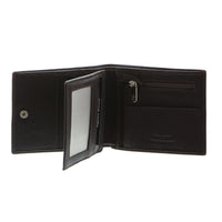 Thumbnail for Pierre Cardin Mens Tri Fold Leather Wallet w/ RFID Protection - Brown