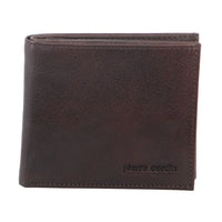 Thumbnail for Pierre Cardin Mens Wallet Tri Fold Leather w/ RFID Protection - Chocolate