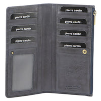 Thumbnail for Pierre Cardin Womens Soft Italian Leather RFID Purse Wallet - Teal