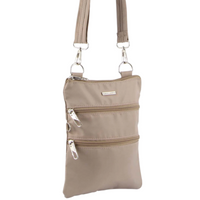 Thumbnail for Pierre Cardin Anti-Theft RFID Ladies Cross Body Bag Slash Proof Crossbody Women - Taupe