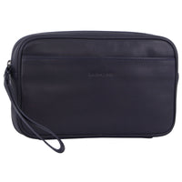 Thumbnail for Pierre Cardin Mens Leather Organizer Bag Toiletry Case - Navy