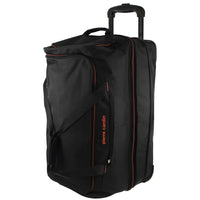 Thumbnail for Pierre Cardin Trolley Bag Medium Soft Travel Luggage Wheeled Duffle 72cm - Black