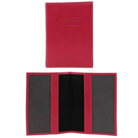 Thumbnail for Pierre Cardin Slim Leather Passport Wallet Holder RFID Case Cover - Fuschia