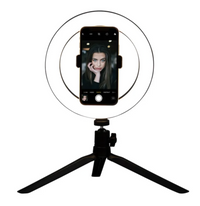 Thumbnail for 20cm LED Selfie Ring Light with Stand and Phone Holder Circle Lightning