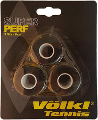 Thumbnail for Volkl Super Perf Over Grip Overgrip Tennis Squash Badminton - 3 Pack - Black