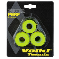 Thumbnail for Volkl Super Perf Over Grip Neon Yellow Overgrip Tennis Squash Badminton - 3 Pack