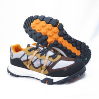 Thumbnail for Timberland Mens Garrison Trail Hiking Sneakers Shoes Trekking Runners - Grey Mesh/Brown - US 8