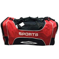 Thumbnail for MEDIUM SPORTS BAG With Shoulder Strap Gym Duffle Travel Bags Water Resistant - Red