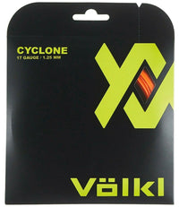 Thumbnail for 1 Pack Volkl Cyclone 17g/1.25mm Tennis Racquet Strings - Fluro Orange