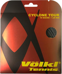 Thumbnail for 1 Pack Volkl Cyclone Tour 18g/1.20mm Tennis Racquet Strings - Anthracite