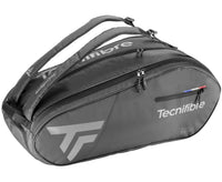 Thumbnail for Tecnifibre Team Dry 12 Racquet Tennis Bag UV and Water Resistant - Matte Black