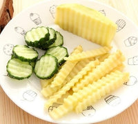 Thumbnail for JELLY KNIFE Stainless Steel Blade Potato Vegetable Crinkle Wavy Cutter Slicer