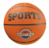 Thumbnail for Classic Rubber Basketball Training Standard Size Downtown for NBA- Black/Orange