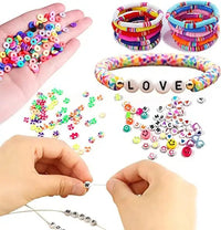 Thumbnail for 13200PCS 84 Colours Flat Round Polymer Clay Beads Kit Heishi Alphabet Letter Beads for Jewellery Bracelet Necklace Making