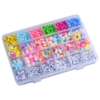 Thumbnail for 950pcs 24Grid Cute Candy Colors Acrylic Beads with Alphabet Beads For DIY Jewelry Making Kit