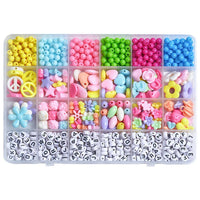 Thumbnail for 950pcs 24Grid Cute Candy Colors Acrylic Beads with Alphabet Beads For DIY Jewelry Making Kit